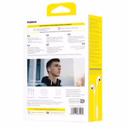 Baseus Encok HZ19 Auricolari con filo Bianco - Vista aggiuntiva 7