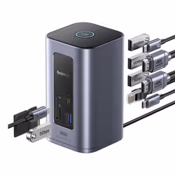 Baseus B00568103813-00 docking station per dispositivo mobile Universale Blu - Vista aggiuntiva 4