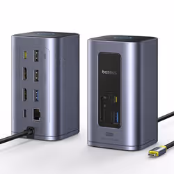 Baseus B00568103813-00 docking station per dispositivo mobile Universale Blu - Vista aggiuntiva 6