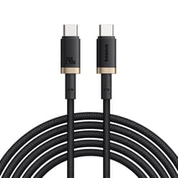 Baseus P10377803U03-00 cavo USB USB 2.0 1 m USB C Oro, Nero