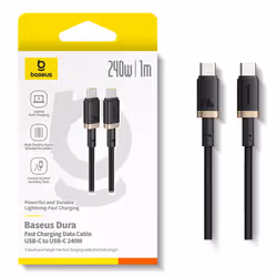 Baseus P10377803U03-00 cavo USB USB 2.0 1 m USB C Oro, Nero - Vista aggiuntiva 4
