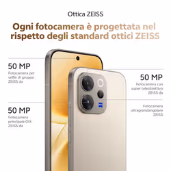 VIVO V70 16,7 cm (6.59") Doppia SIM Android 16.0 5G 8 GB 512 GB 6500 mAh Grigio - Vista aggiuntiva 3