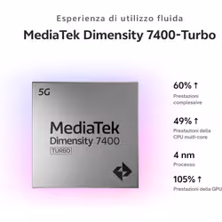 VIVO V70 Lite 5G 17,2 cm (6.77") Android 16.0 USB tipo-C 6 GB 256 GB 6500 mAh Nero - Vista aggiuntiva 6