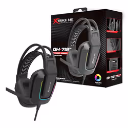XD Enjoy XDXT712 cuffia e auricolare Cablato A Padiglione Gaming Nero - Vista aggiuntiva 7