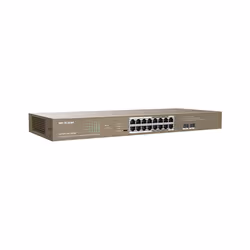 IP-COM Networks G1118P-16-250W switch di rete Non gestito Gigabit Ethernet (10/100/1000) Supporto Power over Ethernet (PoE) Marrone