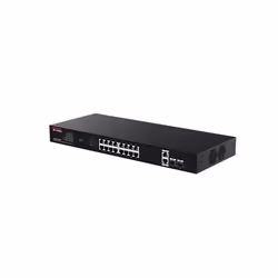 IP-COM Networks G1120P-16-150W switch di rete Non gestito Gigabit Ethernet (10/100/1000) Supporto Power over Ethernet (PoE) 1U Nero - Vista aggiuntiva 2