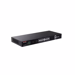 IP-COM Networks G1120P-16-150W switch di rete Non gestito Gigabit Ethernet (10/100/1000) Supporto Power over Ethernet (PoE) 1U Nero - Vista aggiuntiva 3