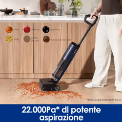 Tineco FLOOR ONE S7 MAX PRO Aspirapolvere Lavapavimenti aspirapolvere senza fili, Design reclinabile a 180°, aspirazione 22000 Pa, zero grovigli, 60 minuti di autonomia, auto-pulizia FlashDry a 85°C - Vista aggiuntiva 4