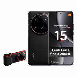 Xiaomi 15 Ultra Black con Photography Kit, 17,1 cm (6.73"), 3200 x 1440 Pixel, 16 GB, 512 GB, 50 MP, Nero