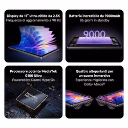 Xiaomi Redmi Pad 2 128 GB 27,9 cm (11") 4 GB Wi-Fi 5 (802.11ac) Grigio