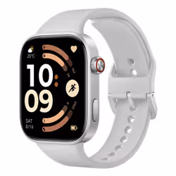 Xiaomi Redmi Watch 6 NFC 5,26 cm (2.07") AMOLED 46.5 mm Digitale 432 x 514 Pixel Touch screen Argento GPS (satellitare) - Vista aggiuntiva 2
