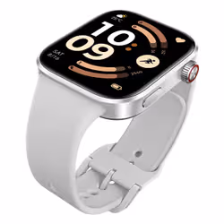 Xiaomi Redmi Watch 6 NFC 5,26 cm (2.07") AMOLED 46.5 mm Digitale 432 x 514 Pixel Touch screen Argento GPS (satellitare) - Vista aggiuntiva 3