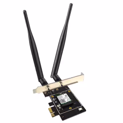 Tenda E33, Interno, Wireless, PCI Express, WLAN, 2402 Mbit/s, Nero, Acciaio