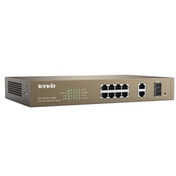 Tenda TEF1210P-8-150W Fast Ethernet (10/100) Supporto Power over Ethernet (PoE) Grigio