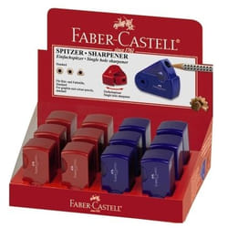 Faber-Castell 182711 temperino Blu, Rosso
