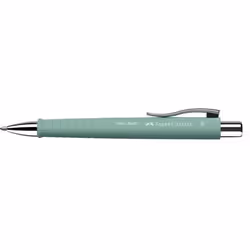 Faber-Castell 241165, Fermaglio, Penna a sfera retrattile a clip, Ricaricabile, Blu, 1 pz, Extra grassetto