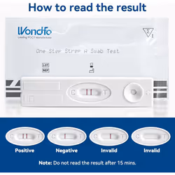 Wondfo One Step Streptococco A Test Rapido 1 pz - Vista aggiuntiva 4