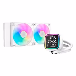 DeepCool LD240, Raffreddatore di liquidi tutto in uno, 12 cm, Bianco