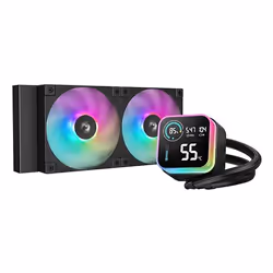 DeepCool LQ240, Kit di raffreddamento a liquido, 12 cm, Nero