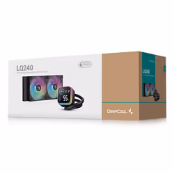 DeepCool LQ240 Processore Kit di raffreddamento a liquido 12 cm Nero 1 pz - Vista aggiuntiva 6
