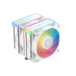 DeepCool AG620 WH ARGB V2 Circuiti integrati, Scheda madre Raffreddatore d'aria 12 cm Bianco 1 pz