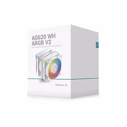 DeepCool AG620 WH ARGB V2 Circuiti integrati, Scheda madre Raffreddatore d'aria 12 cm Bianco 1 pz - Vista aggiuntiva 6