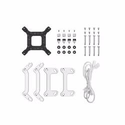 DeepCool LQ240 White Processore Kit di raffreddamento a liquido 12 cm Bianco 1 pz - Vista aggiuntiva 5
