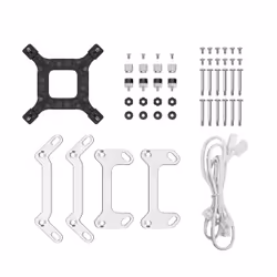 DeepCool LQ360 WH Processore Kit di raffreddamento a liquido 12 cm Nero 1 pz - Vista aggiuntiva 5