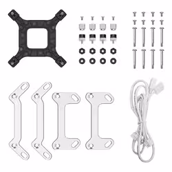 DeepCool LM240 WH Processore Kit di raffreddamento a liquido 12 cm Bianco 1 pz - Vista aggiuntiva 5