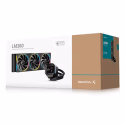 DeepCool LM360 Processore Kit di raffreddamento a liquido 12 cm Nero 1 pz - Vista aggiuntiva 6
