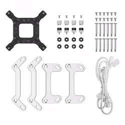 DeepCool LM360 WH Processore Kit di raffreddamento a liquido 12 cm Bianco 1 pz - Vista aggiuntiva 5