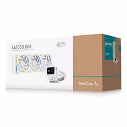 DeepCool LM360 WH Processore Kit di raffreddamento a liquido 12 cm Bianco 1 pz - Vista aggiuntiva 6