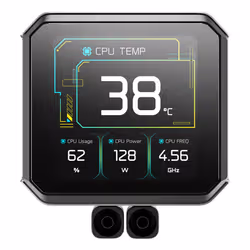 DeepCool Spartacus 360 Processore Kit di raffreddamento a liquido 12 cm Nero - Vista aggiuntiva 3