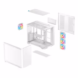 DeepCool CG530U 4F Tower Bianco - Vista aggiuntiva 8