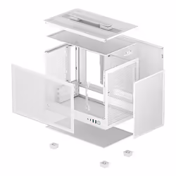 DeepCool CH160 WH Small Form Factor (SFF) Bianco - Vista aggiuntiva 4
