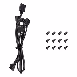 DeepCool FL12R-3 IN 1 Case per computer Ventilatore 12 cm Nero 3 pz - Vista aggiuntiva 5