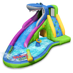 HappyHop Gonfiabile Scivolo Squalo