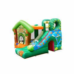 Happy Hop Aire de Jeux Gonflable Jungle Fun