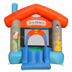 Castello Giostra Gonfiabile con Pompa Happy Hop Fun House