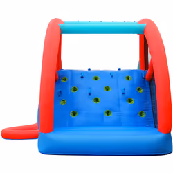 Castello Giostra Gonfiabile Acquatico Triple Racing Thunder con Pompa Happy Hop