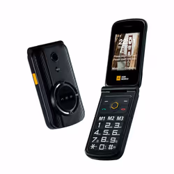 AGM M8 FLIP, A conchiglia, Doppia SIM, 7,11 cm (2.8"), 1500 mAh, Nero