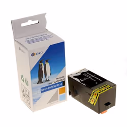 G&G NH-R0920XLBK, Nero, Inchiostro a base di pigmento, 43 ml, 1 pz, 1800 pagine, Confezione singola