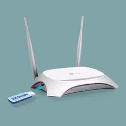 TP-Link TL-MR3420 router wireless Fast Ethernet Banda singola (2.4 GHz) Nero, Bianco - Vista aggiuntiva 7