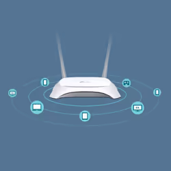TP-Link TL-MR3420 router wireless Fast Ethernet Banda singola (2.4 GHz) Nero, Bianco - Vista aggiuntiva 8