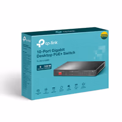 TP-Link TL-SG1210MP switch di rete Non gestito Gigabit Ethernet (10/100/1000) Supporto Power over Ethernet (PoE) Nero - Vista aggiuntiva 4