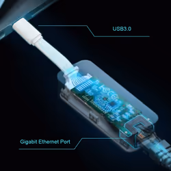 TP-Link UE300C scheda di rete e adattatore Ethernet 1000 Mbit/s - Vista aggiuntiva 5