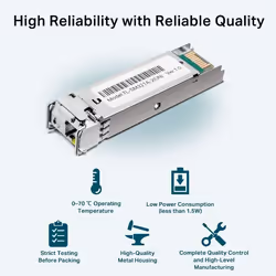 TP-Link TL-SM321A modulo del ricetrasmettitore di rete Fibra ottica 1250 Mbit/s SFP - Vista aggiuntiva 5