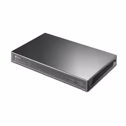 TP-Link T1500G-10PS(TL-SG2210P) Gestito L2 Gigabit Ethernet (10/100/1000) Supporto Power over Ethernet (PoE) Nero