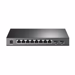 TP-Link T1500G-10PS(TL-SG2210P) Gestito L2 Gigabit Ethernet (10/100/1000) Supporto Power over Ethernet (PoE) Nero