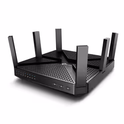 TP-Link Archer C4000, Wi-Fi 5 (802.11ac), Banda tripla (2.4 GHz/5 GHz/5 GHz), Collegamento ethernet LAN, Nero, Router da tavo ...